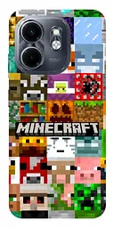 Чохол Demsky Minecraft collage для Infinix Smart 9 4G / Hot 50i