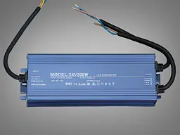 Блок живлення 24В, для підключення LED стрічки, 200Вт, 8.3А