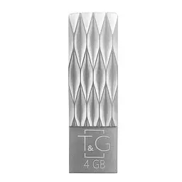Флеш накопичувач USB 4Gb T G Metal TG103, сріблястий, USB 2.0 (TG103-4G)