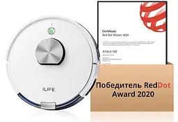 Робот-пилосос iLife L100 Wi-Fi Білий (2000620188) - мініатюра 3