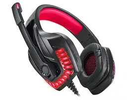 Гарнітура REAL-EL GDX-7650 Чорний/Червоний - мініатюра 5