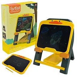 LCD-мольберт для малювання у вигляді качки Talented Painter з 2 стилусами (050-82)