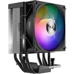 Кулер для процесора Pccooler R400 ARGB чорний алюміній/мідь 1x92 мм ARGB для Intel 1700/1200/115x AMD AM5/AM4