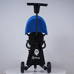 Велосипед складаний триколісний дитячий Qplay Nova+ Rubber Sky Blue (S700-13Nova+SkyBlue) - мініатюра 9