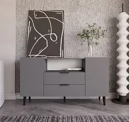 Комод з двома шухлядами та двома секціями з дверцятами