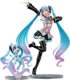 Фігурка Мій маленький поні Хацуне Міку і мій маленький поні My Little Pony Hatsune Miku and my little pony. 22 см CH MLP HMP 22 - мініатюра 2