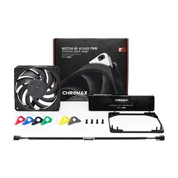 Кулер до корпусу Noctua REDUX (NF-A12x25 PWM CHROMAX. BLACK. SWAP) - мініатюра 3