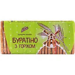 Печиво Konti цукрове Буратіно з горіхом фас. 450 г - мініатюра 3