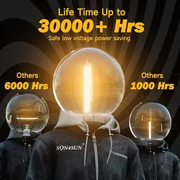 Світлодіодна гірлянда Outdoor Power, 10 м Fairy Lights Outdoor Lights з 25 + 3 лампами G40 IP44 Водонепроникні, Внутрішні - мініатюра 4