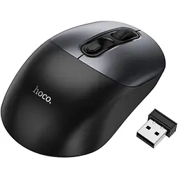 Миша бездротова Hoco GM28 чорна (6942007619684) - мініатюра 3