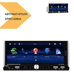Автомагнітола XPRO 1 DIN 6280A 6,9-дюймовий екран 2/32ГБ Android 13 With carplay (43201-6280A_2210) - мініатюра 2