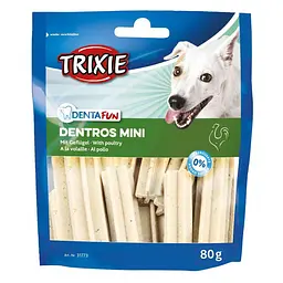 Ласощі для собак Trixie Denta Fun Dentros Mini 80 г (домашня птиця)