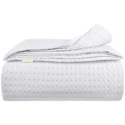 Плед покривало Cosas Snow Waffle Weave 240х260 см (Blanket_01Snow_WaffleWeave_240x260)