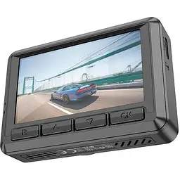 Відеореєстратор Hoco DV3 Driving recorder with display (2 камери) - мініатюра 6