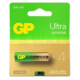 Батарейка GP LR6/AA ULtra Alkaline (4шт) - мініатюра 3