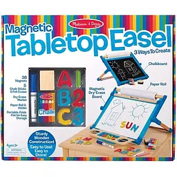 Мольберт настільний Melissa & Doug з магнітною дошкою дерев'яний (MD12790) - мініатюра 2
