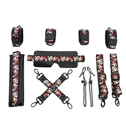 БДСМ-набір LOCKINK The Flowering Serpent Bondage Set, 7 предметів