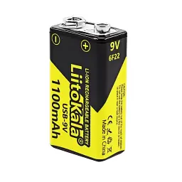 Акумулятор LiitoKala Lii-USB-9V type-C 1100mah