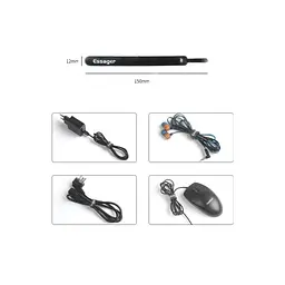 Набір для кріплення Earphone Charger Cord Management Holder Clip 10 pcs/strip Essager (EXD-KBB01) - мініатюра 5