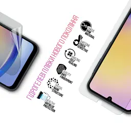 Плівка захисна Armorstandart Kit Clear + Anti-Blue Samsung A25 5G (A256) (ARM80686) - мініатюра 3