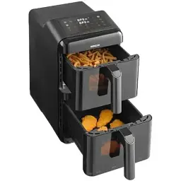 Мультипіч Sencor Dual Vita Fryer 3000 Вт чорний (SFR1250BK) - мініатюра 3