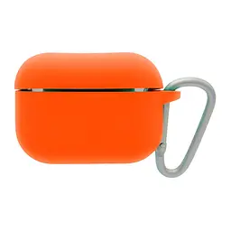 Чохол для навушників Blueo AirPods Pro Silicone Case+Carbine [Papaya] [47178]