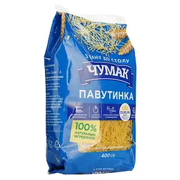 Макаронні вироби Чумак Павутинка 400 г (654306) - мініатюра 2