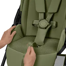 Візок Cybex Melio Carbon Moss Green з бампером (526000785) - мініатюра 9