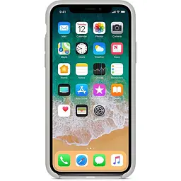 Чохол-накладка Toto Silicone Case Apple iPhone X/XS Light Grey - мініатюра 2