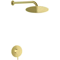 Душова система Kohlman Axel 30 gold + BOX прихованого монтажу KPL-QW220AGD30, Золотий
