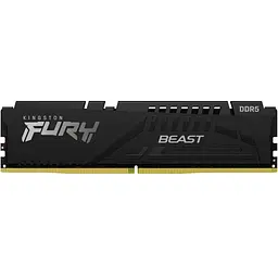 Модуль пам'яті для комп'ютера DDR5 16GB 5600 MHz Beast Black Kingston Fury (ex.HyperX) (KF556C40BB-16)