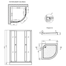 Душова кабіна Kroner KRP Harz - B.F.M. (CV036769) - мініатюра 14