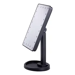 Косметичне дзеркало з LED-підсвіткою 22 світлодіоди, чорний Yiwu HP-10-4AB