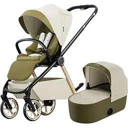 Універсальна коляска 2 в 1 Kidilo Haolaifu H3 Khahi Хакі (6928270766423)
