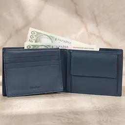 Чоловіче портмоне Tony Perotti натуральна шкіра Cortina 5012 navy (90202) Темно-синє - мініатюра 6