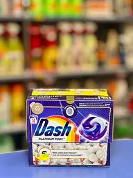 Dash Platinum Pods Гель-капсули для прання універсальні Cotton Freshness 14 прань