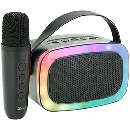 Колонка Kisonli G21 Bluetooth 5.0, 1х5W, 1800mAh, USB/TF/BT/LED/AUX, DC: 5V/1A, Black, BOX, Q45