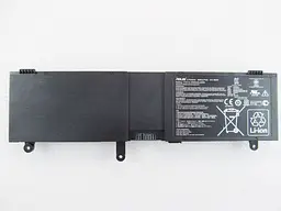 Акумулятор для ноутбука Asus N550 C41-N550, 3900 mAh (59Wh), 4cell, 15V, Li-ion, чорний