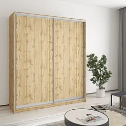 Шафа-купе дводверна MebelStar Уні AL 2ДСП 180x45x210 см Дуб тахо (MBS-3496)