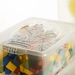 Контейнер для зберігання Selfy Box 39x30x15h, 12 л прозорий - мініатюра 3