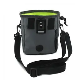 Сумка для вигулу і тренувань собак Voyager Pet Nylon Waterproof Dog Treat Training Pouch grey - мініатюра 2