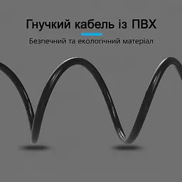 Аудіокабель AUX Vention 5 м RCA-тюльпани штекер 3,5 мм TRS на 2 штекери RCA від аудіовиходу джерела до двох RCA-входів аудіосистеми чорний (BCFBJ) - мініатюра 7
