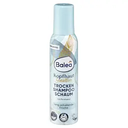 Сухий шампунь-пінка Balea Trockenshampoo Schaum Kopfhaut Sensitive для чутливої шкіри голови 150 мл