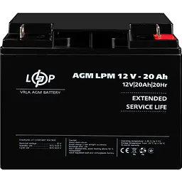 Акумулятор LogicPower AGM 12V [12V/20Ah/240Wh] [4163] [109157] - мініатюра 2
