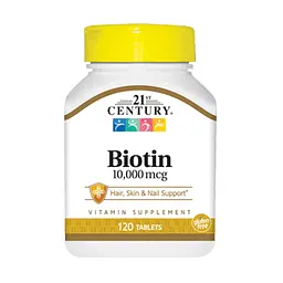 Вітаміни та мінерали 21st Century Biotin 10000 mcg, 110 таблеток