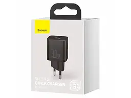 Мережевий зарядний пристрій Baseus Super Si 30W (CCSUP-J01) Black [65836] - мініатюра 7