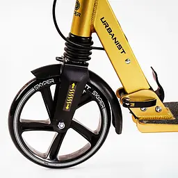 Самокат Skyper Urbanist 88-102х54х12.5 см Жовтий 000283526 - мініатюра 4
