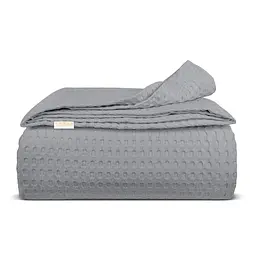 Плед-покривало Cosas Smoky Waffle Weave 160х230 см сірий (Blanket_09Smoky_WaffleWeave_160x230)