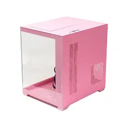 Корпус GTL Gaming Infinity, Pink, без БЖ, Mid Tower, Micro ATX / Mini ITX, 1xUSB 3.0 / 2xUSB 2.0, макс. CPU - 160 мм / VGA - 320 мм, бічна та передня панель із загартованого скла (GTLN275-1P) - мініатюра 4