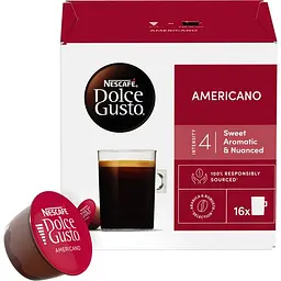 Набір кави в капсулах Nescafe Dolce Gusto Americano 48 шт. 408 г (3 пак. x 16 шт. 136 г) - мініатюра 5